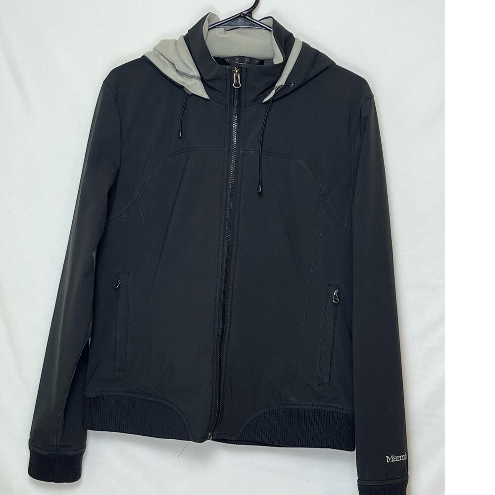 Marmot Women’s Large Black Novus LT Jacket Long Sleeve Zip Front Lightweight